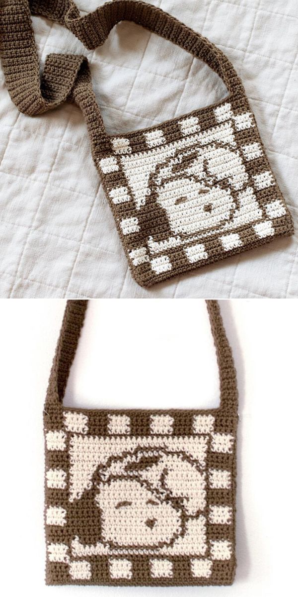 snoopy bag free crochet pattern