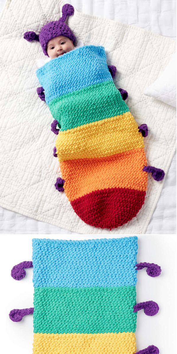 free baby snuggle sack crochet pattern