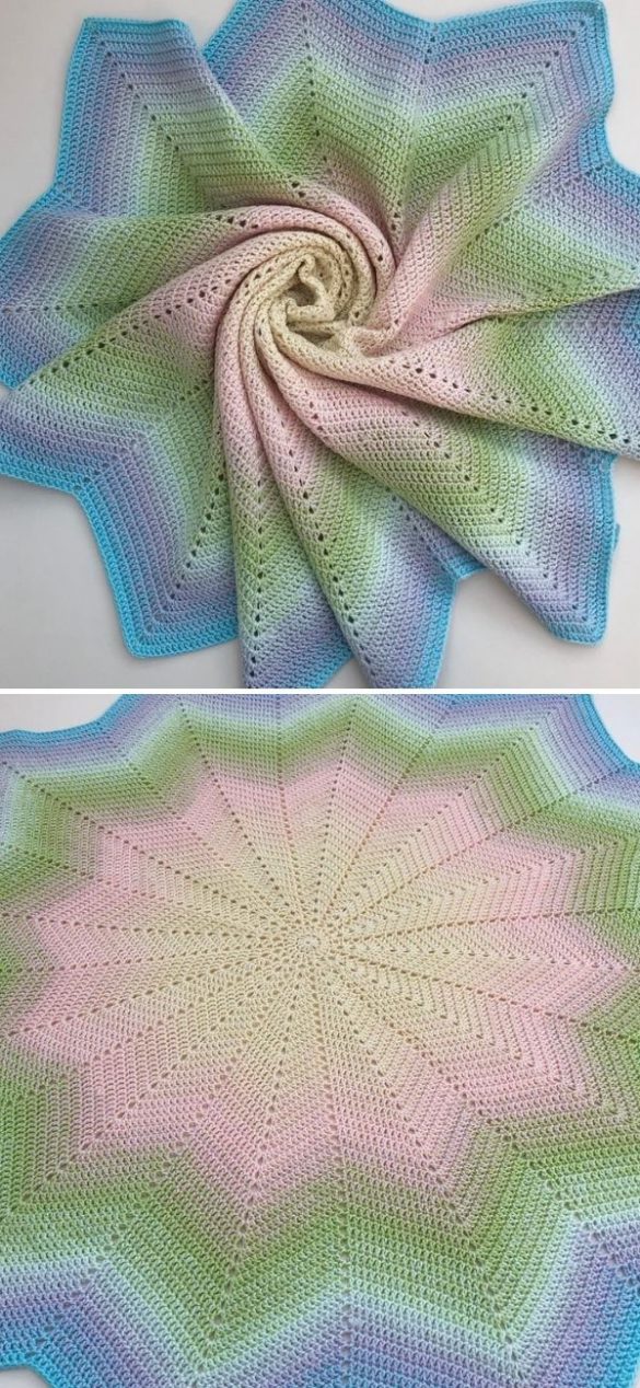 Star Shaped Crochet Baby Blankets 1001 Patterns