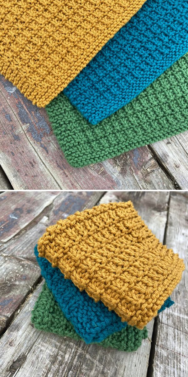 free washcloth knitted pattern