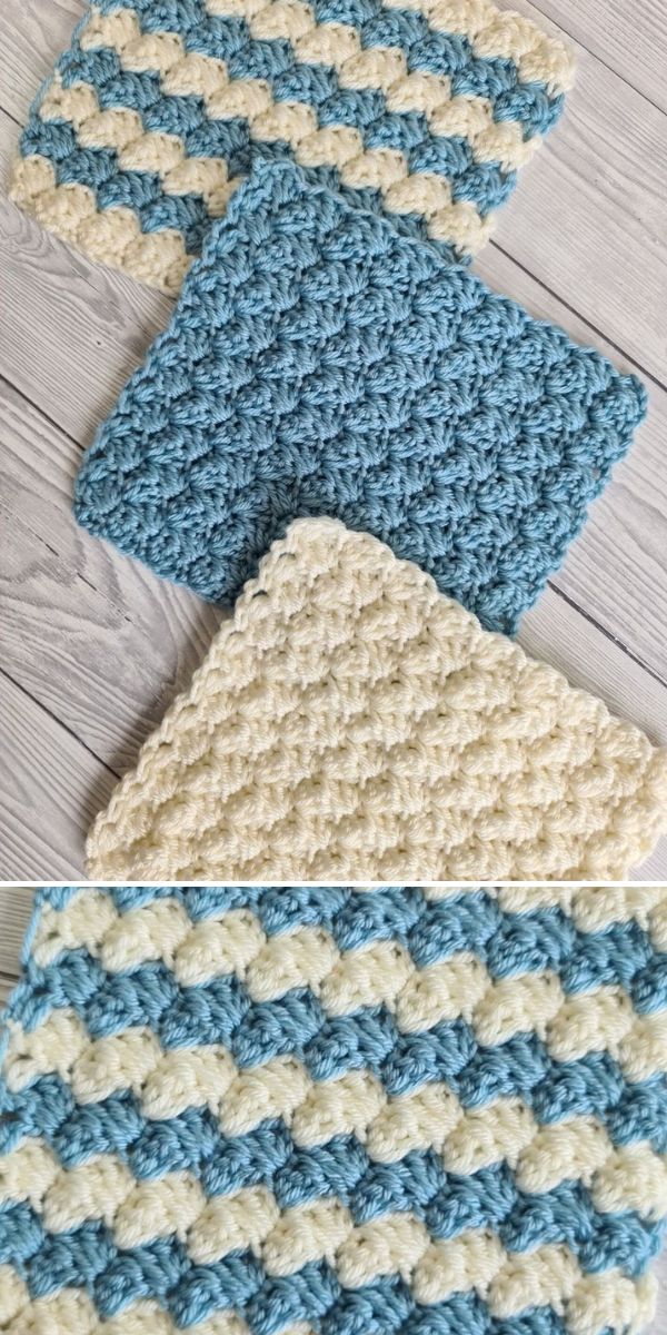 Crochet Blanket Stitch tutorial