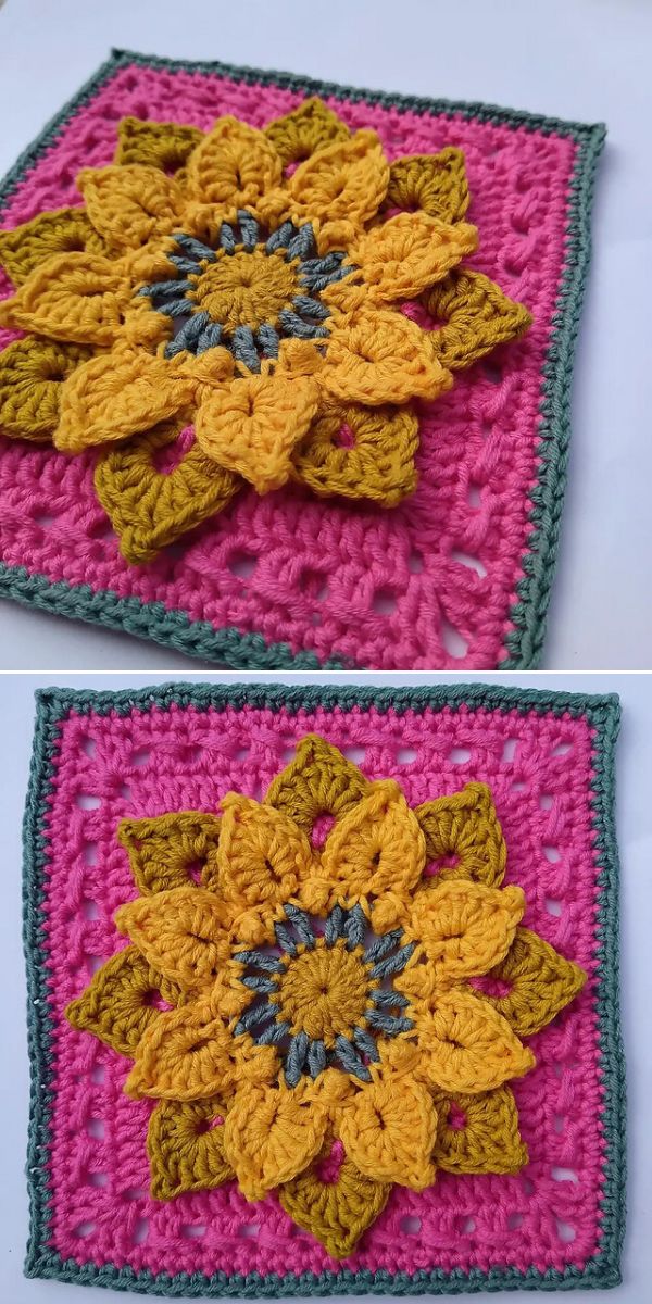 Moonshine Granny Square pattern - Free Crochet Pattern - Truly Crochet