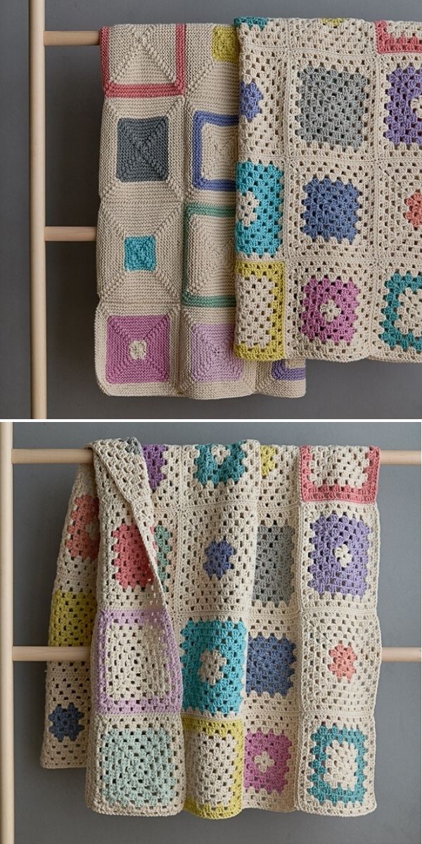 Fair + Square Blanket, Crochet Version