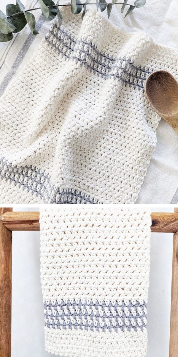 Crochet Kitchen Hand Towel Pattern DIY Tutorial Quick Easy Cute Beginner  Project Cotton Yarn Home Dec Bathroom Housewarming Gift Craft Fair (Instant  Download) 