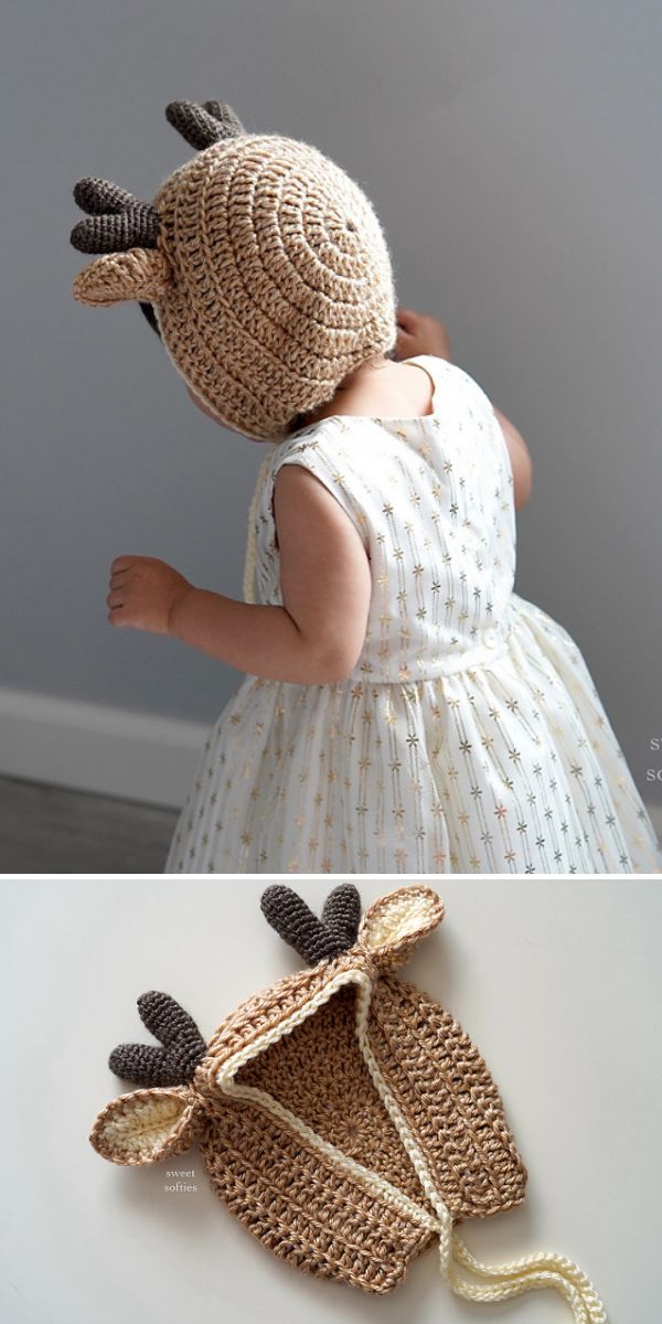 free baby bonnet crochet pattern