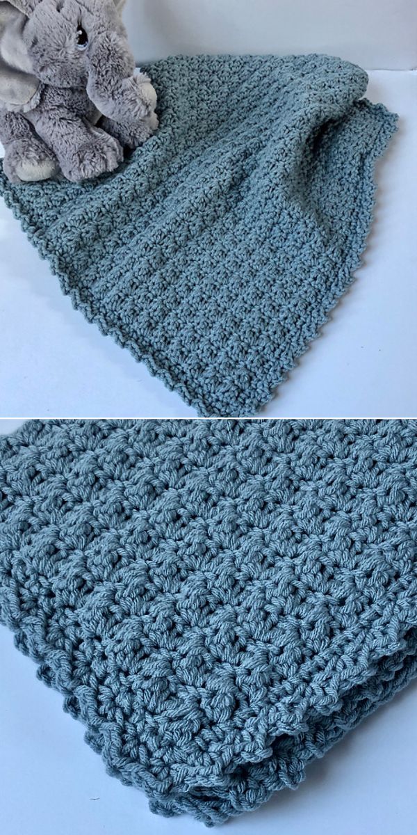 free baby blanket crochet pattern for beginners