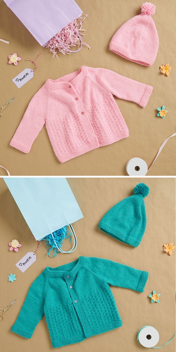 free knitted baby cardigan pattern