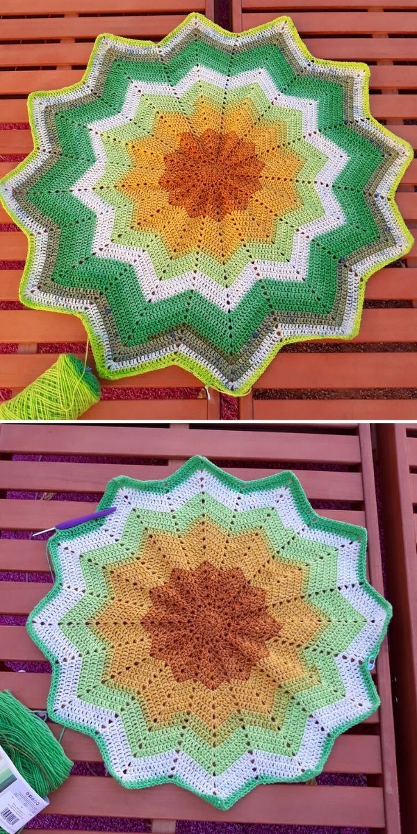 Rainbow Ripple Baby Blanket Free Crochet Pattern