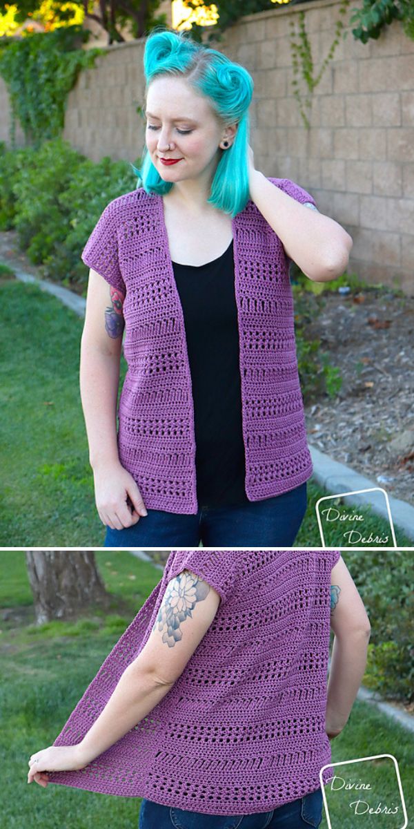 free cardigan crochet pattern
