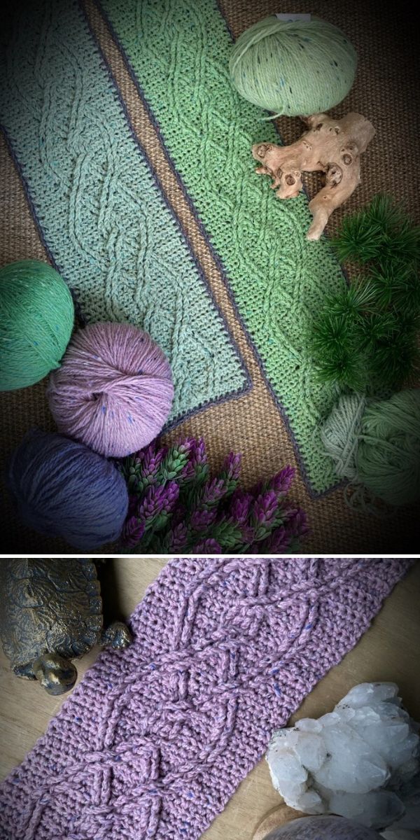free celtic cables crochet pattern