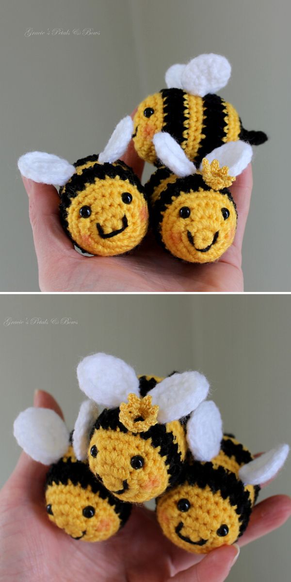 amigurumi bee free crochet pattern