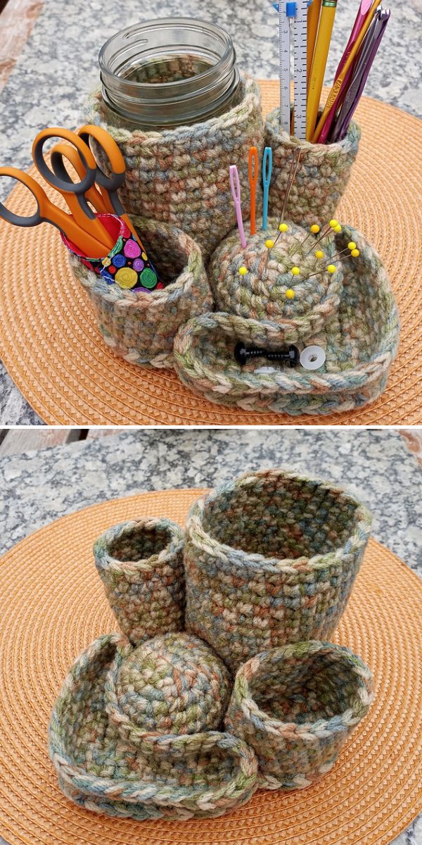 free supplies organizer crochet pattern