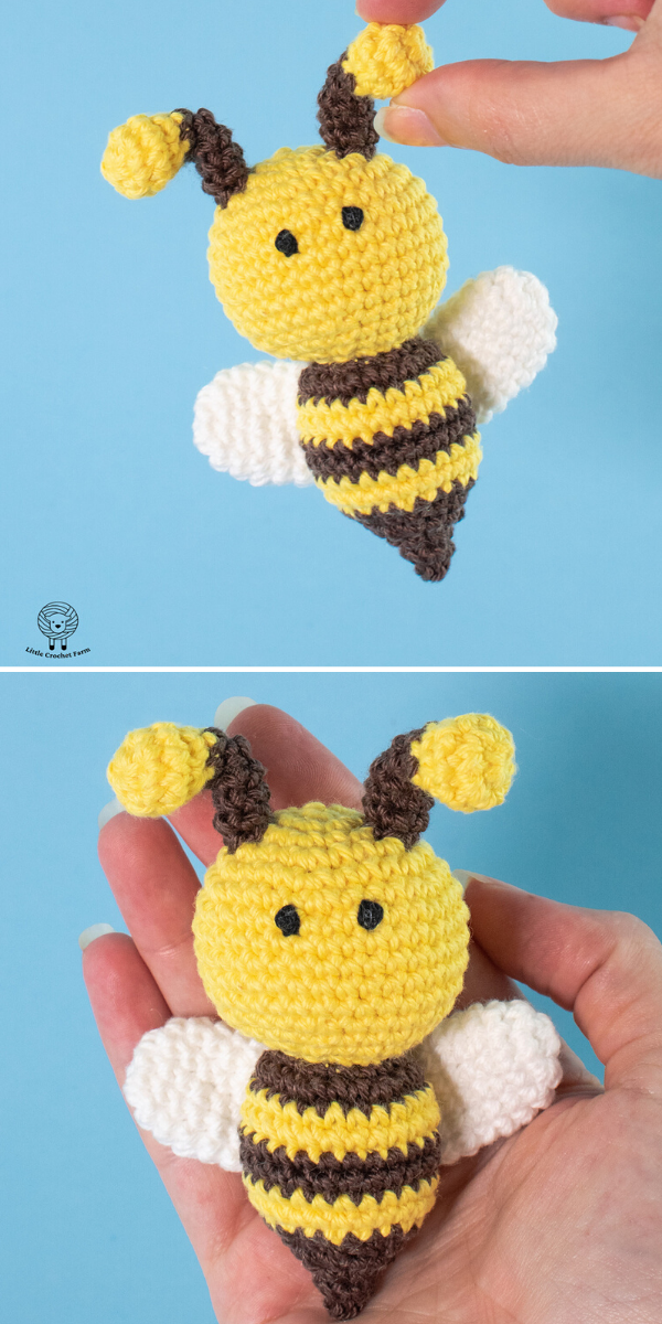 Tiny Bumblebee amigurumi