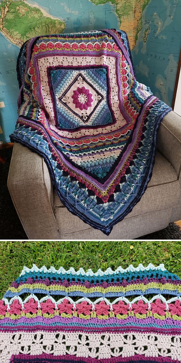 free blanket CAL crochet pattern