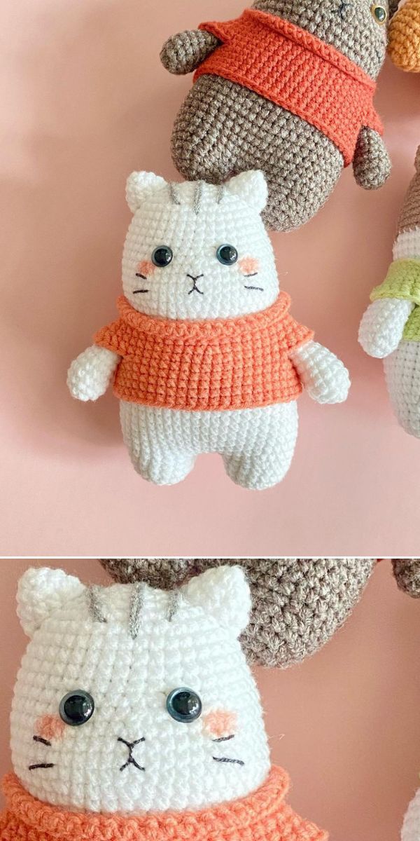 free crochet amigurumi cat pattern