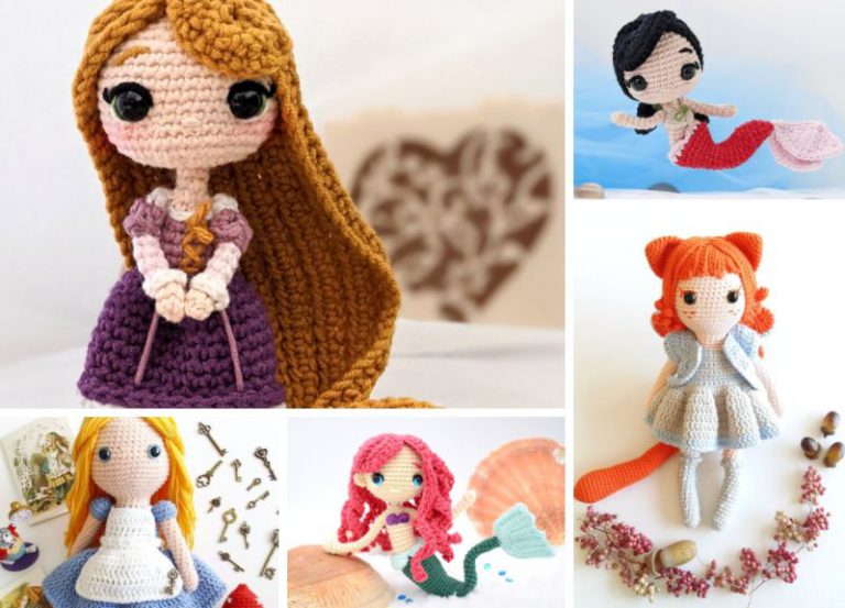 23 Fantastic Amigurumi Dolls for Fairy Plays and Interior Decor