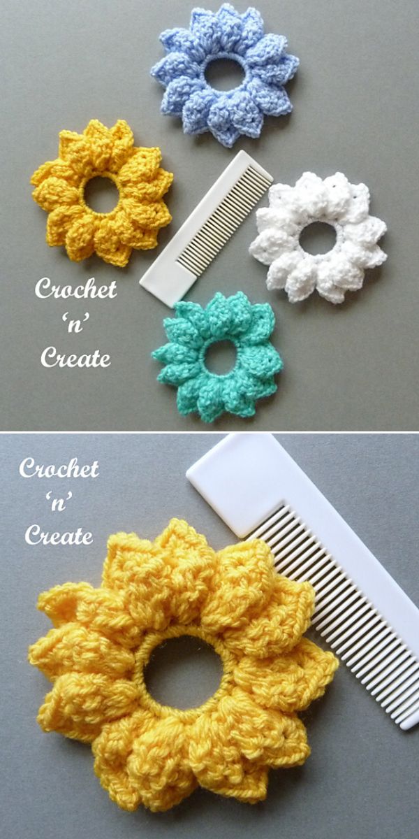 free scrunchie crochet pattern