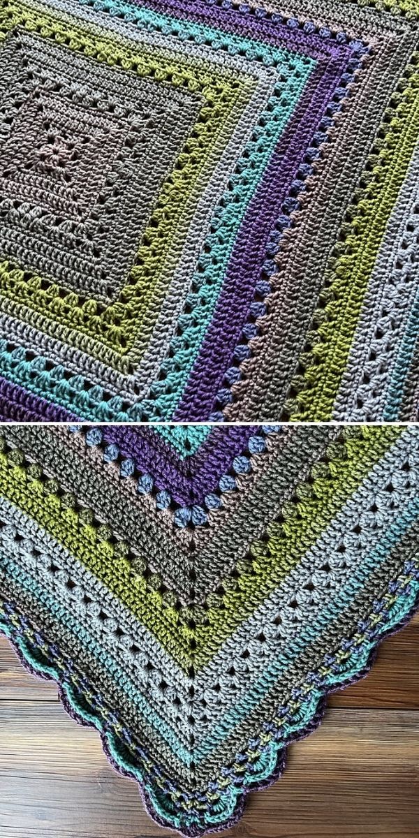 6-Day Great Granny Blanket Free Crochet Pattern