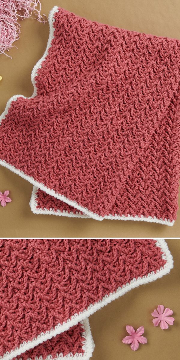 texture blanket free crochet pattern