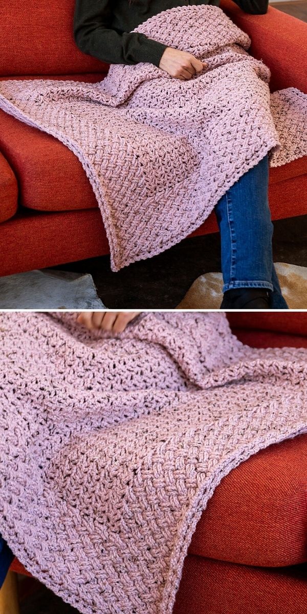 Dara Knot Blanket Free Crochet Pattern