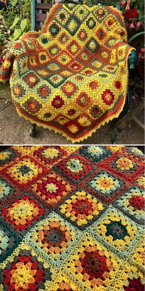 Forever Autumn lap blanket