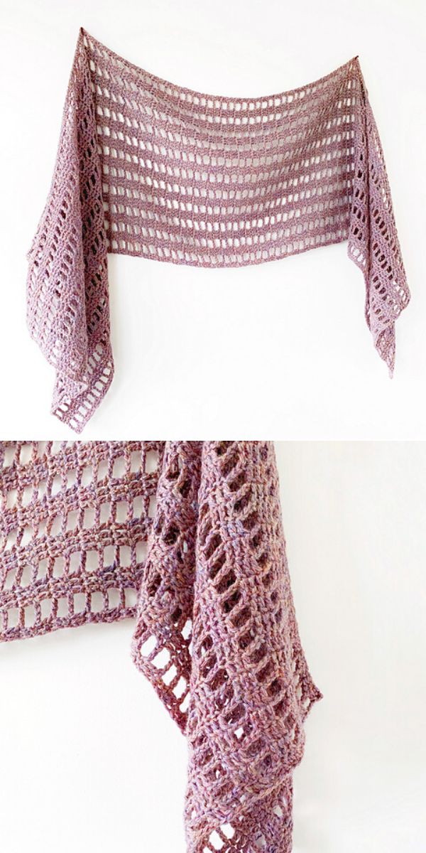 free lacy shawl crochet pattern