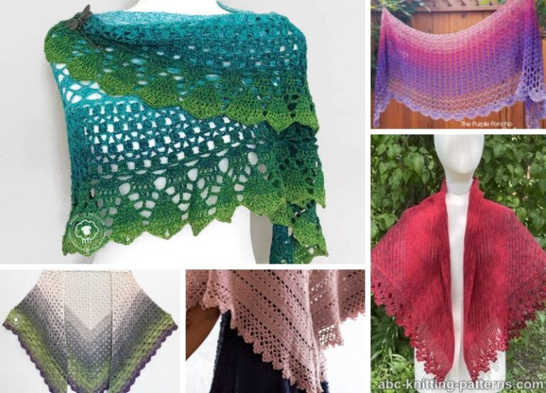 20 Gorgeous Lacy Crochet Shawls