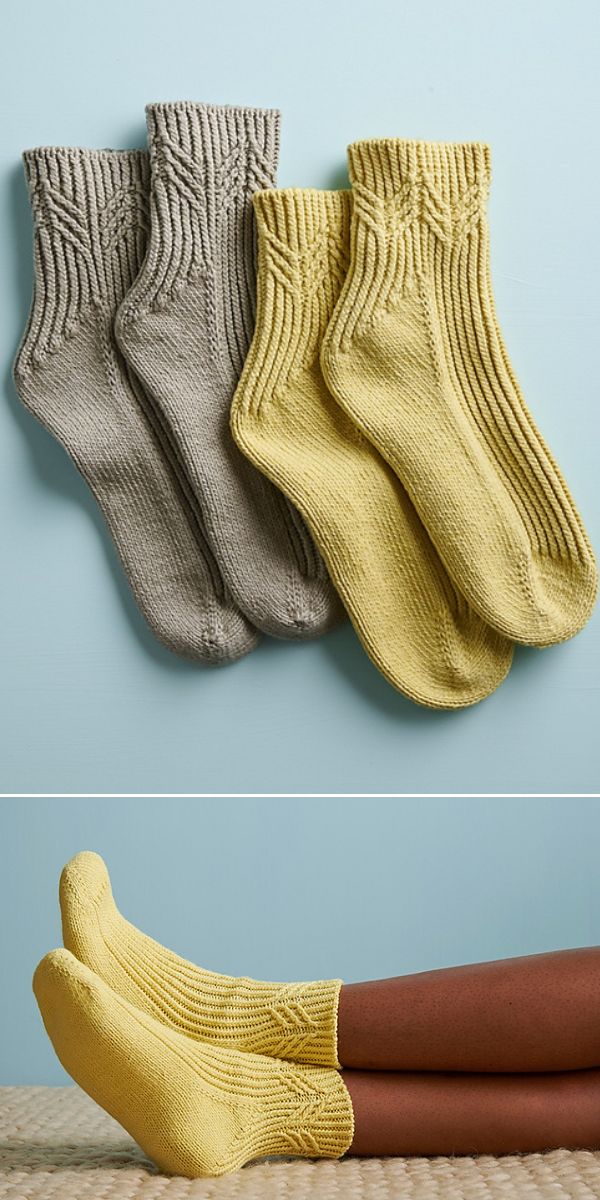 knitted socks free pattern