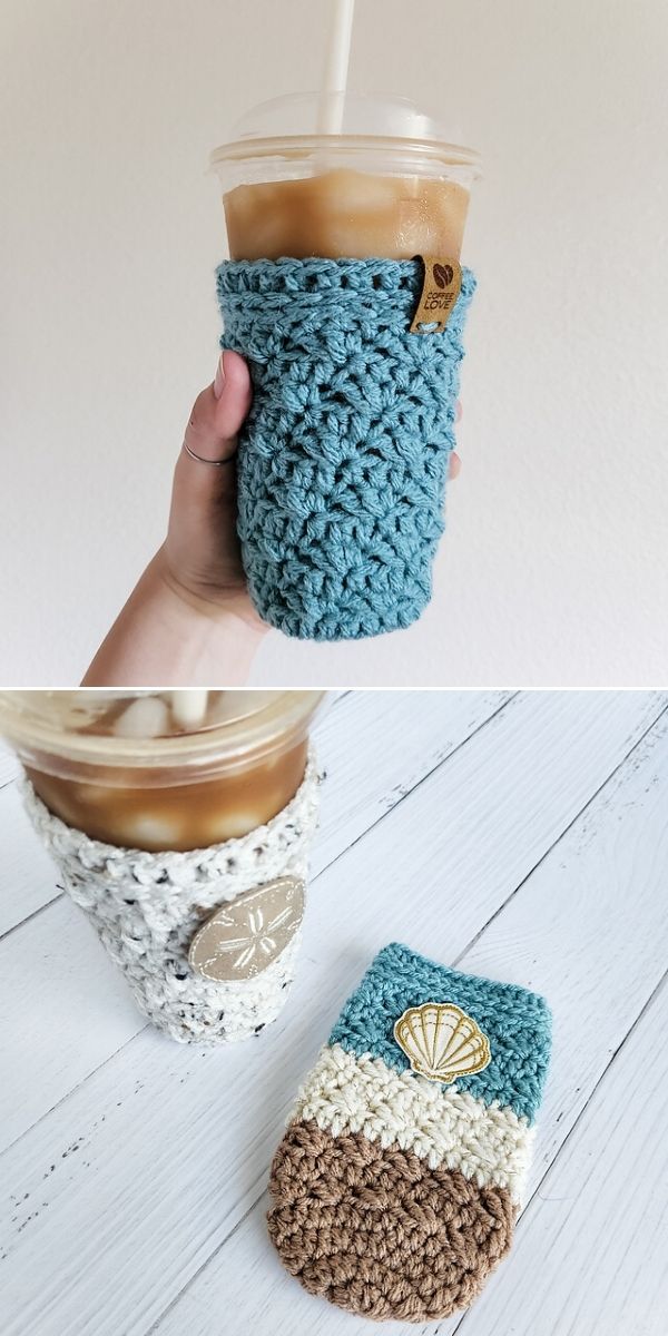 free cup cozy crochet pattern