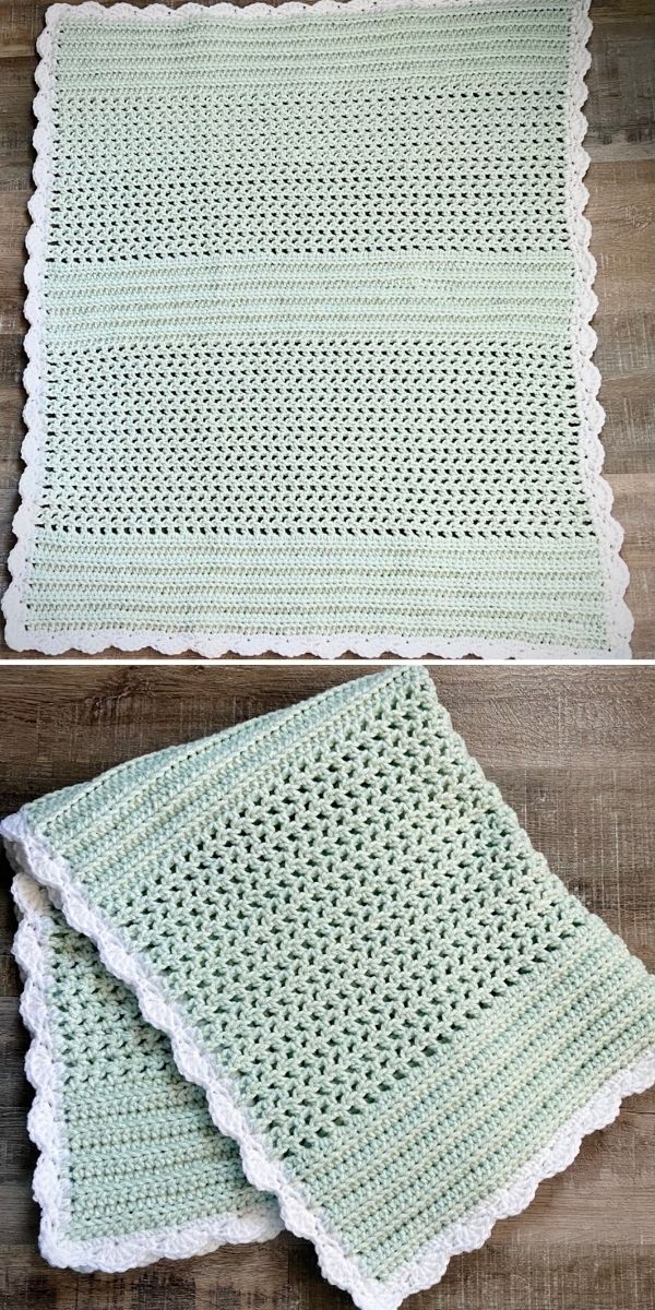 Sweet and Simple Crochet Baby Blanket