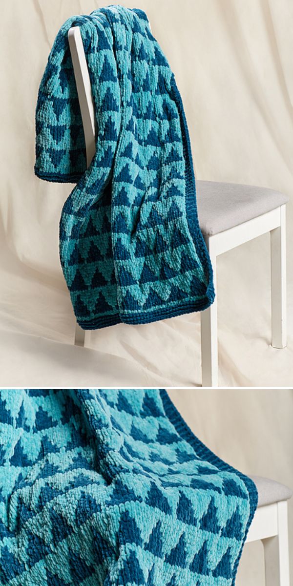 knit baby blanket free pattern