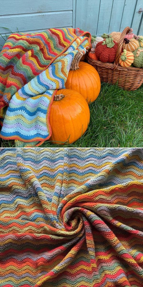 free woodland blanket crochet pattern