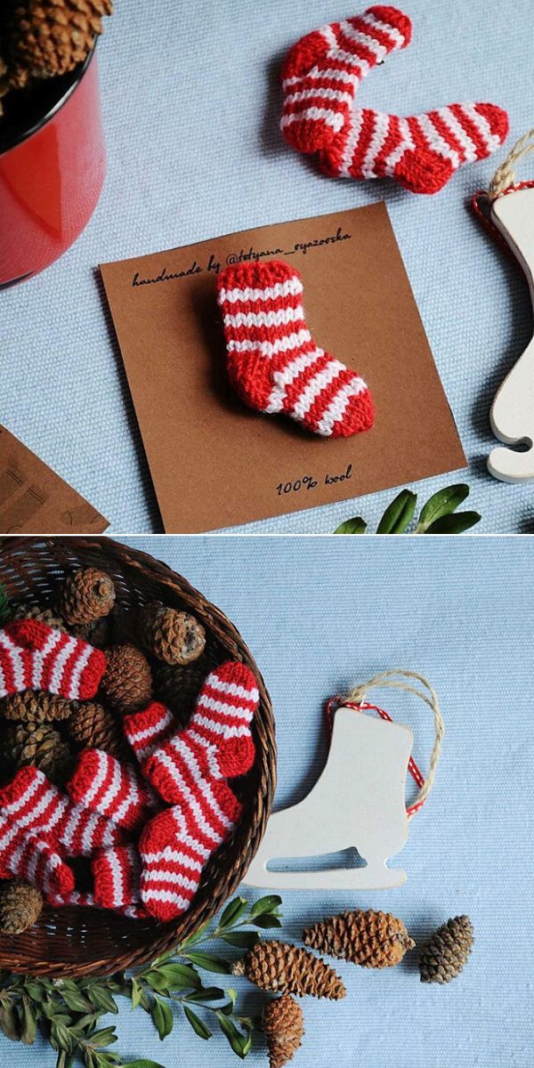 free knitted stockings pattern