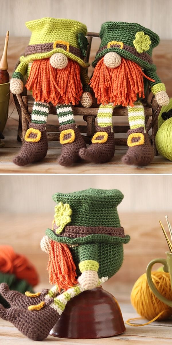 Saint Patrick's Day Leprechaun Gnome St. Patrick's Day Crochet Ideas