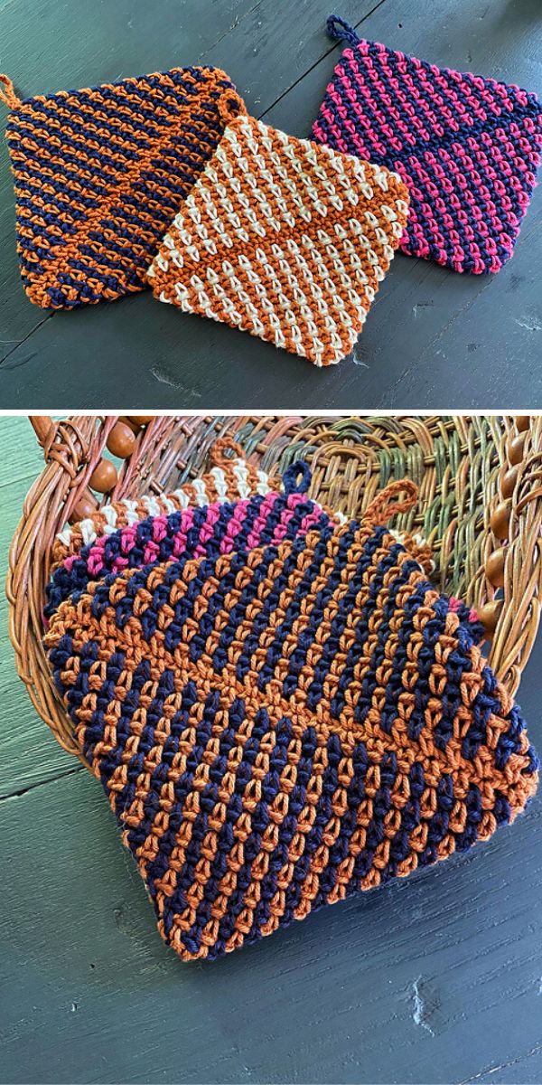 free pot holder crochet pattern