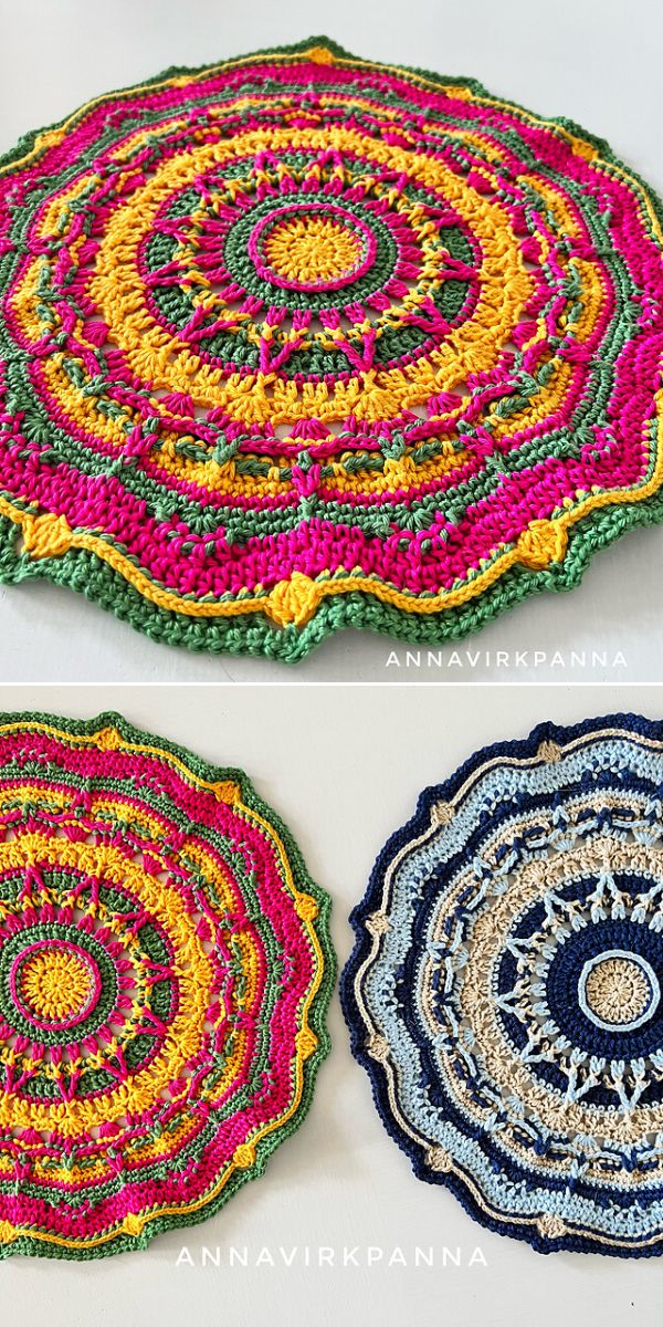 free mandala crochet pattern