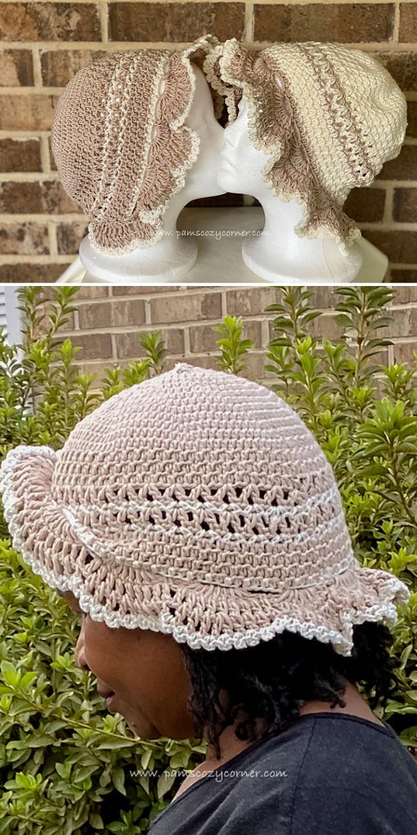 free buckle hat crochet pattern