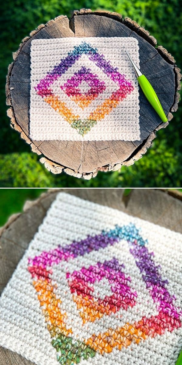 free square crochet pattern