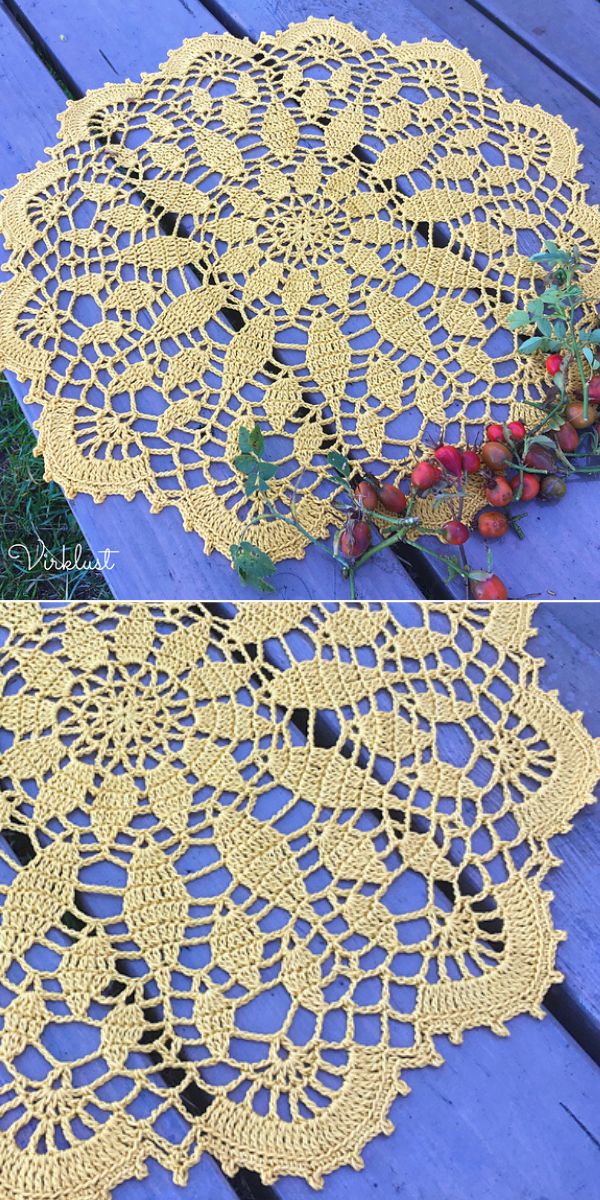 doily free crochet pattern