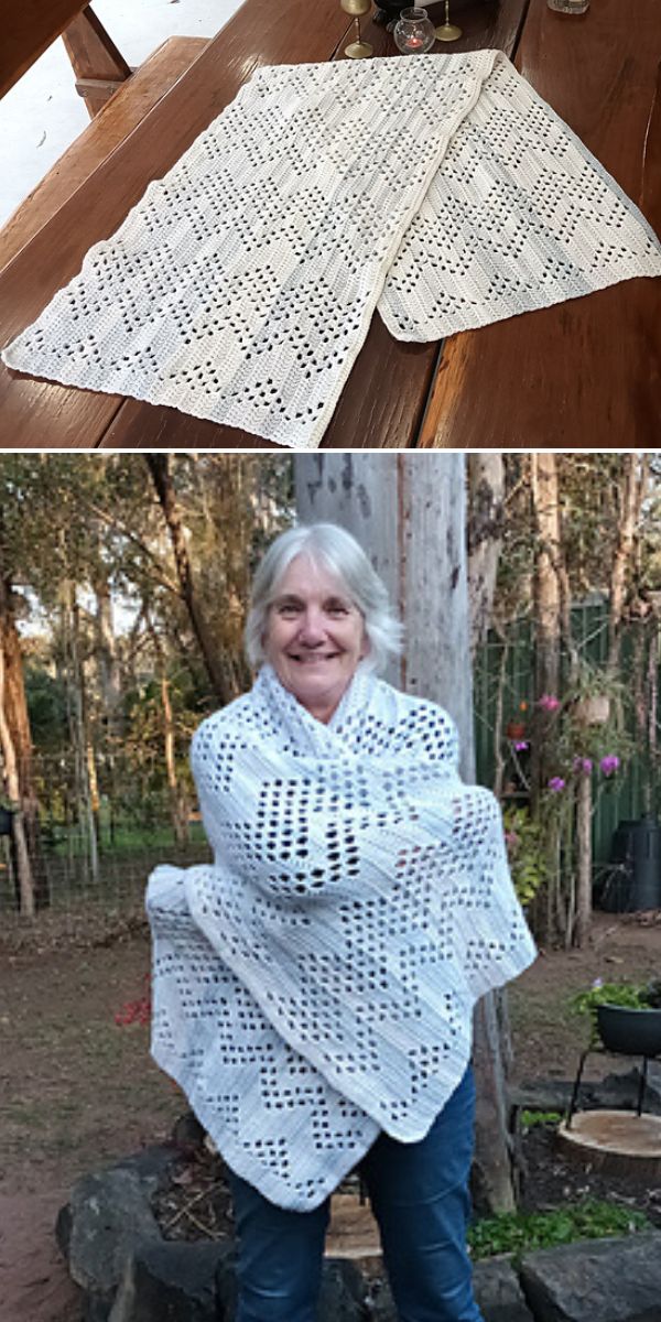 crochet wrap free pattern