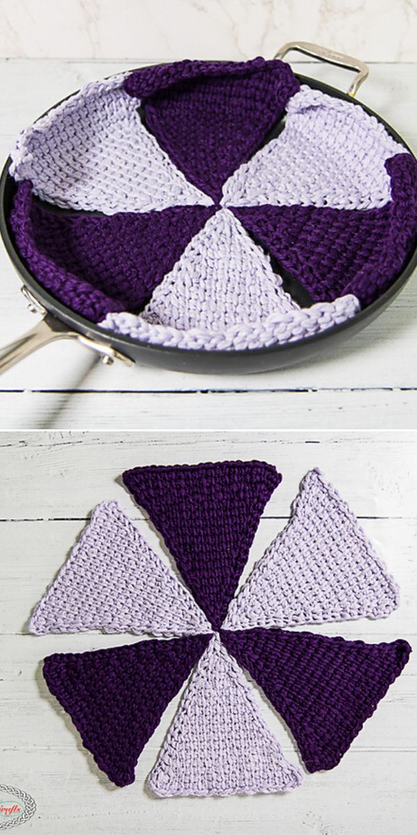 free pan protector crochet pattern