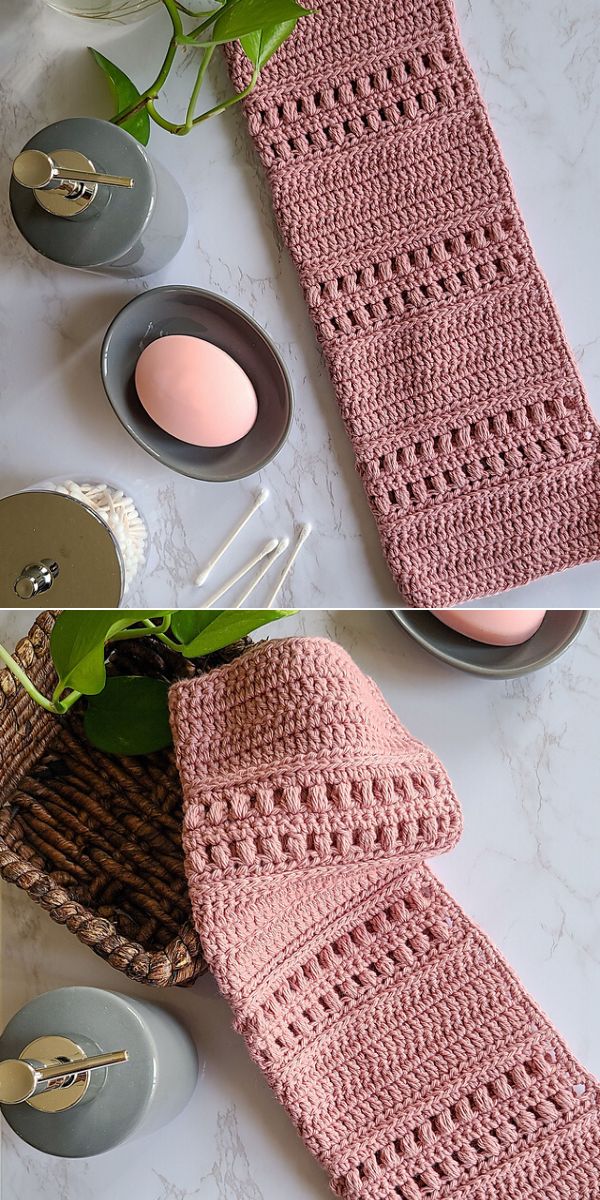 kitchen towel free crochet pattern