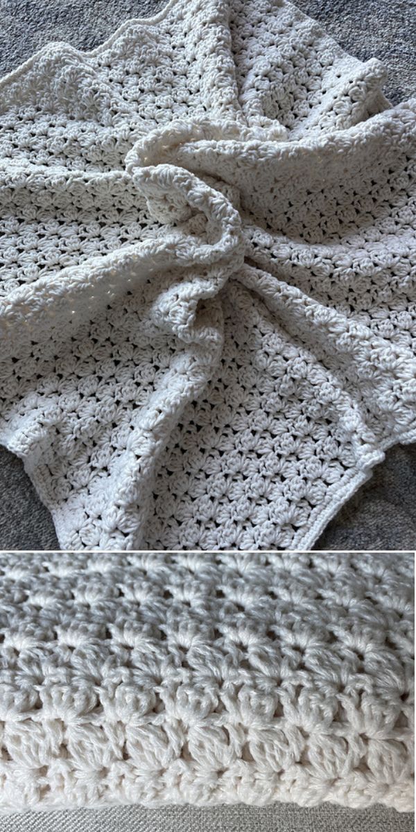 lacy baby blanket free pattern