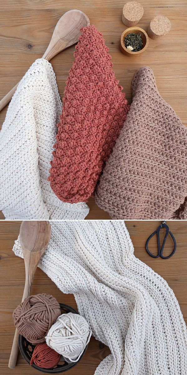 free crochet tea towel pattern