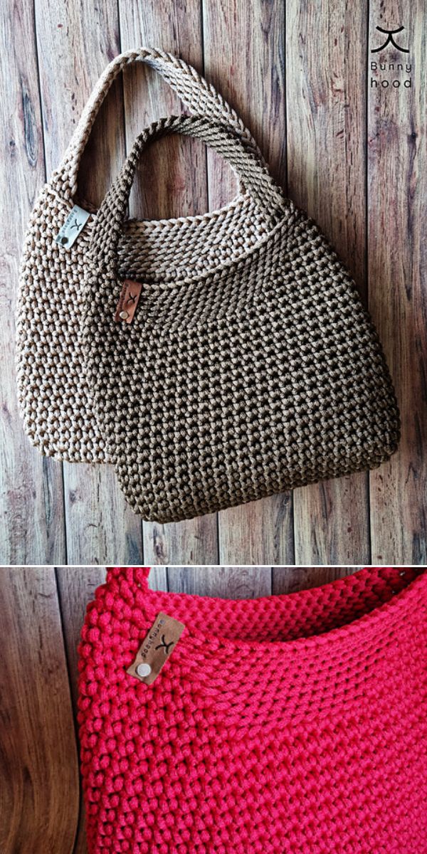 free crochet shoulder bag tutorial