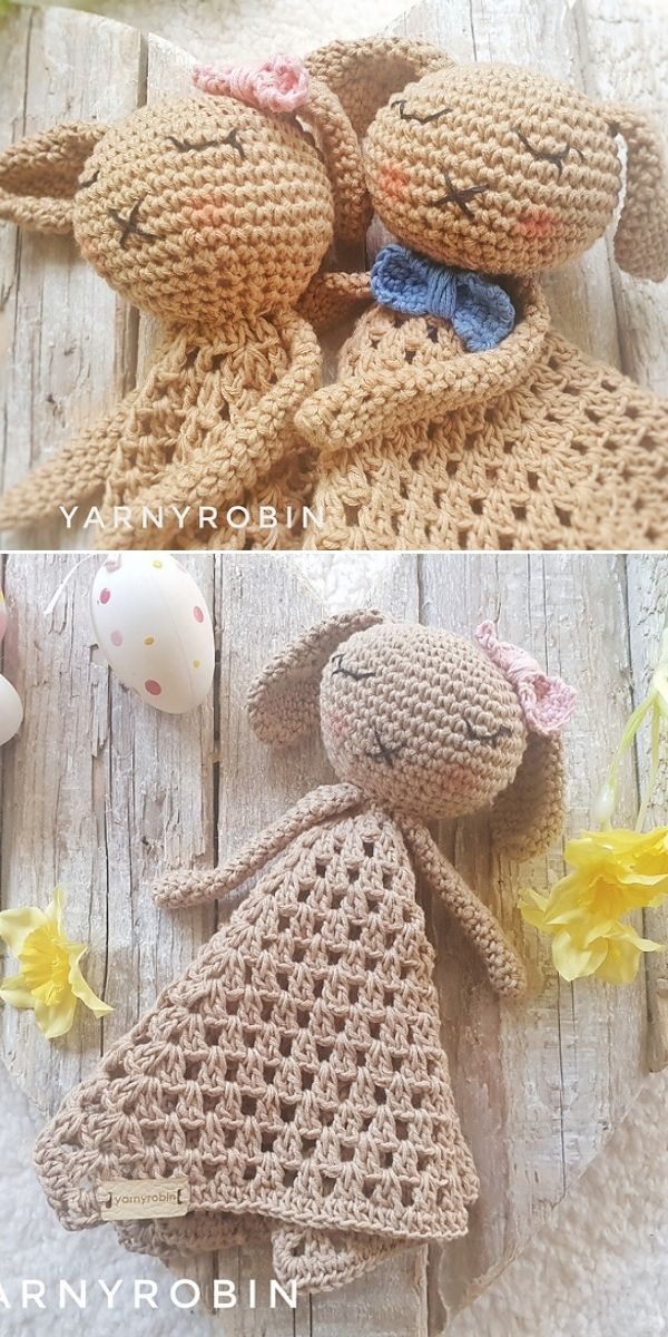 free bunny lovey crochet pattern