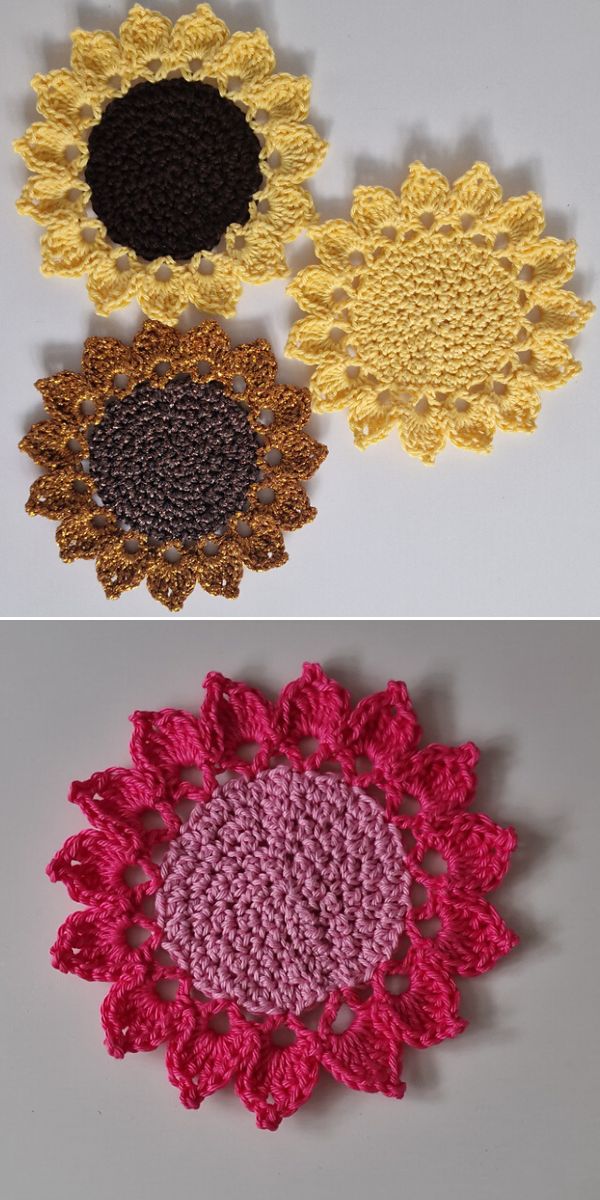 free coasters crochet pattern
