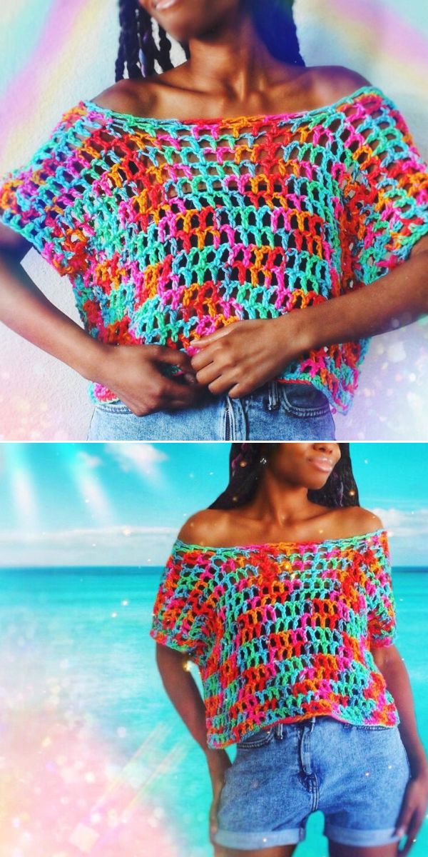 summer top free crochet pattern