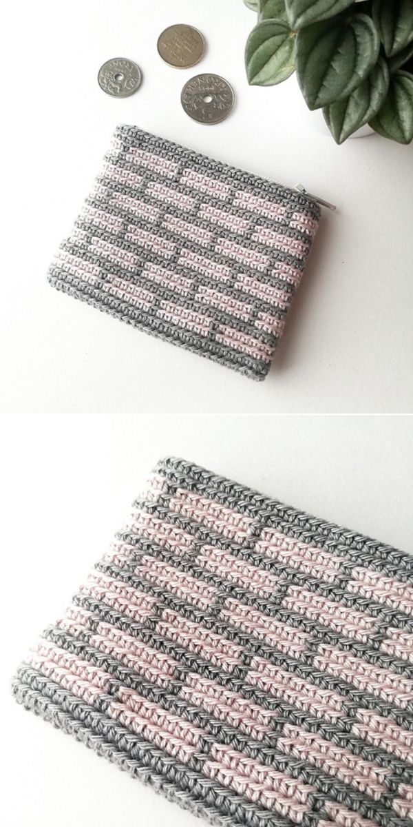 free tapestry pouch crochet pattern