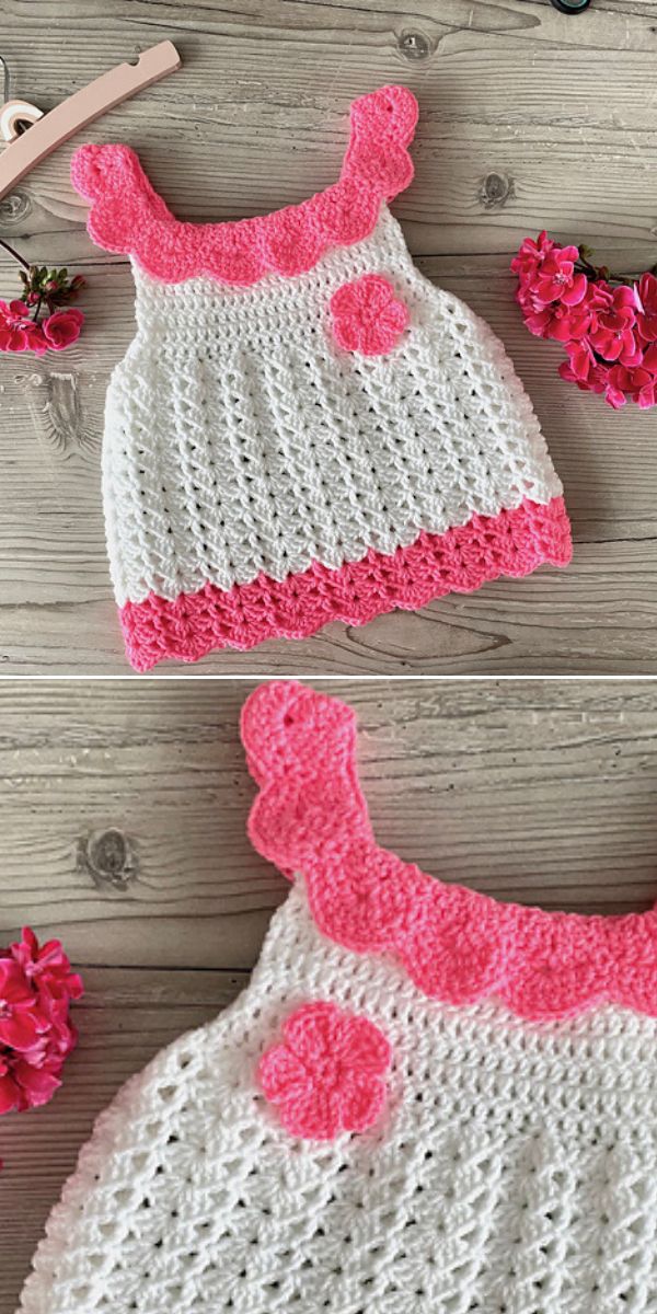 free baby dress crochet pattern